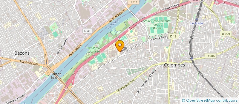 localisation de l'entreprise ASS POUR LES PROJETS DE SANTE EN HAITI à COLOMBES