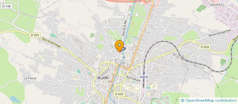 localisation de l'entreprise ASS POUR LOGEMENT JEUNES DANS GERSF  AUCH