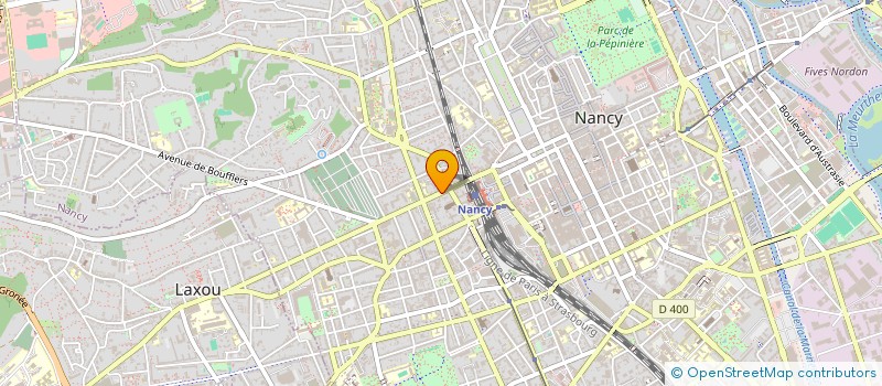localisation de l'entreprise ASS POUR LOGEMENT JEUNES ET ETUDIANTS à NANCY