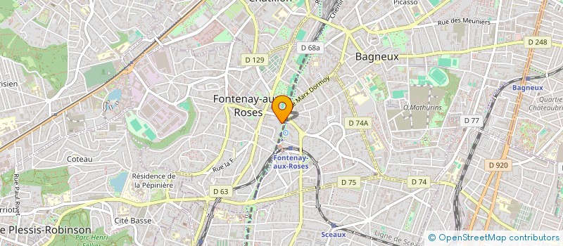 localisation de l'entreprise ASS POUR LOGEMENT JEUNES MERES à FONTENAY AUX ROSES