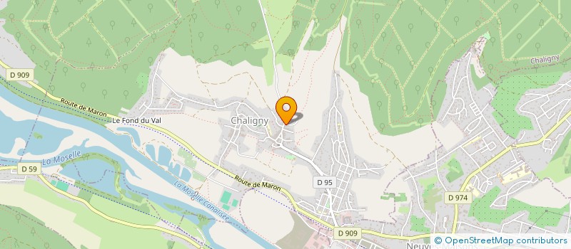 localisation de l'entreprise ASS POUR PARTENARIAT ENTREPRISE LYCEE  CHALIGNY