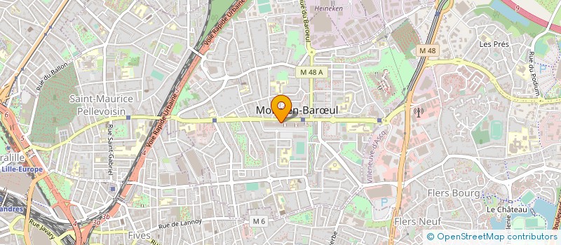 localisation de l'entreprise ASS POUR PREVENTION SPECIALISE à MONS-EN-BARŒUL