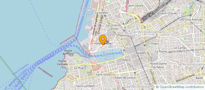 localisation de l'entreprise ASS POUR PRIX DE PEINTURE MOURLOT à MARSEILLE