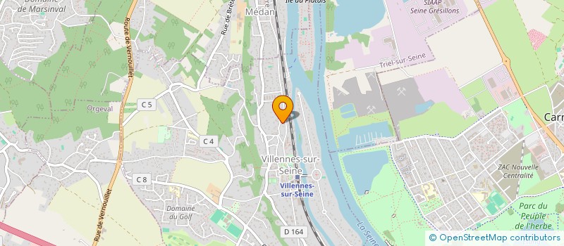 localisation de l'entreprise ASS POUR PROGRES EN CHIRURGIE POISSY  VILLENNES-SUR-SEINE