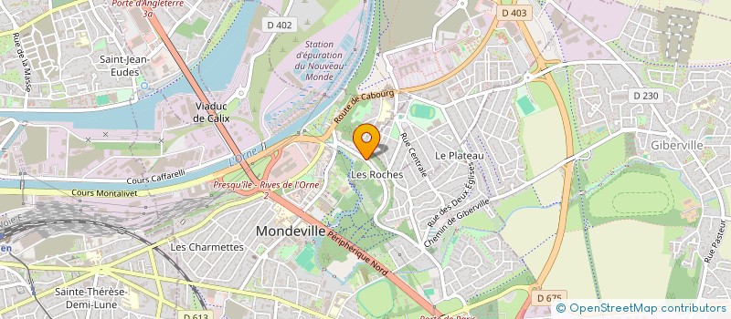 localisation de l'entreprise ASS POUR PROJETS RELAIS INTEGRAT SOCIALE à MONDEVILLE