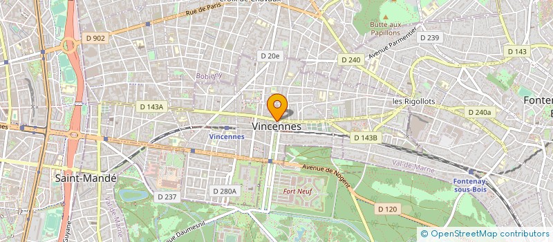 localisation de l'entreprise ASS POUR PROMOTION CULTURE A VINCENNES à VINCENNES