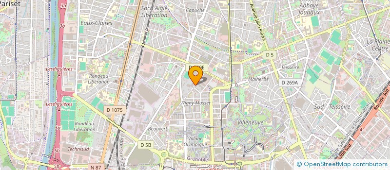 localisation de l'entreprise ASS POUR PROMOTION DES METIERS DE TABLE  GRENOBLE