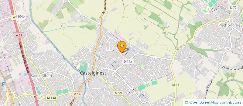 localisation de l'entreprise ASS POUR PROMOTION INFORMAT A.P.P.I.  CASTELGINEST