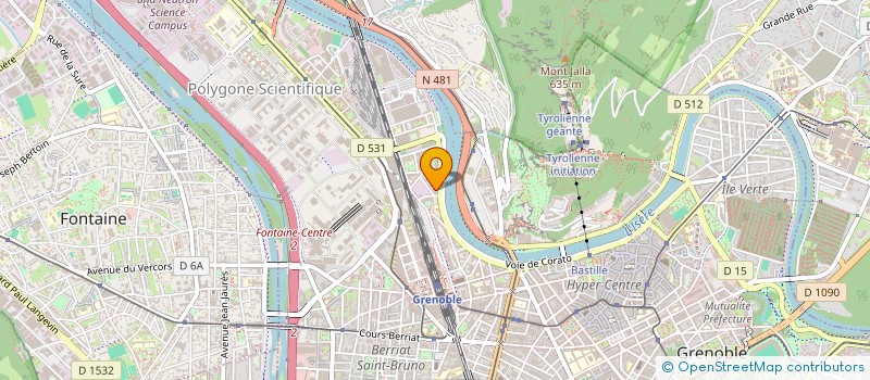 localisation de l'entreprise ASS POUR RECHER EN EDUCAT ET EN FORMATIO  GRENOBLE