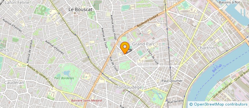 localisation de l'entreprise ASS POUR RECHERCHE EN CANCEROLOGIE TIVOL à BORDEAUX