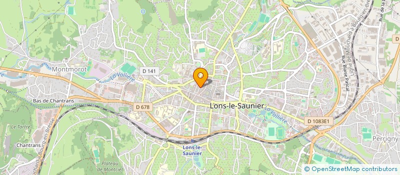 localisation de l'entreprise ASS POUR RECONVERSION PROFESSIONNELLE à LONS-LE-SAUNIER