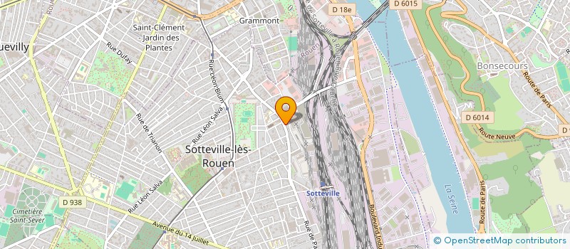 localisation de l'entreprise ASS POUR REINSERT ACCOMPAGNEMENT SOCIAL à SOTTEVILLE-LES-ROUEN