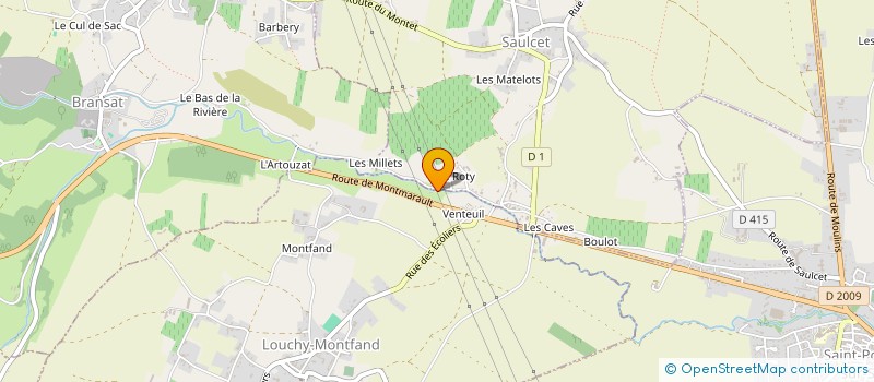 localisation de l'entreprise ASS POUR RESTAURATION SAUVEGARDE CHATEAU à LOUCHY-MONTFAND