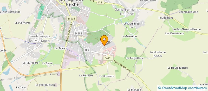 localisation de l'entreprise ASS POUR SPECTACLE VIVANT INTERACTIF à MORTAGNE-AU-PERCHE