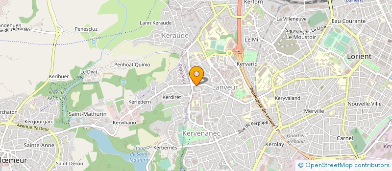 localisation de l'entreprise ASS POUR UNE DEMARCHE D'ACCES ADOS  LORIENT