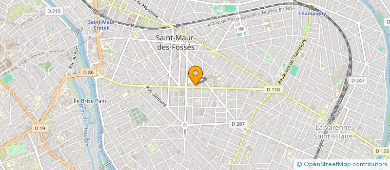 localisation de l'entreprise ASS POUR UNE MAISON DE SANTE PLURI PROFESSIONNELLE A VOCATION UNIVERSITAIRE AMIS-P2U à SAINT-MAUR-DES-FOSSES