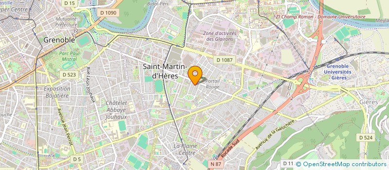 localisation de l'entreprise ASS POUR UNE MAISON DES COMMUNAUTES à SAINT-MARTIN-D'HERES