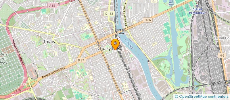 localisation de l'entreprise ASS POURLE DEVELOPP LIBERTES FONDAMENTA à CHOISY-LE-ROI