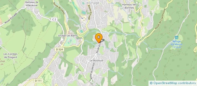 localisation de l'entreprise ASS PR LA RECHERCHE ET ETUDES NOUVELLES  SAINT-MARTIN-D'URIAGE