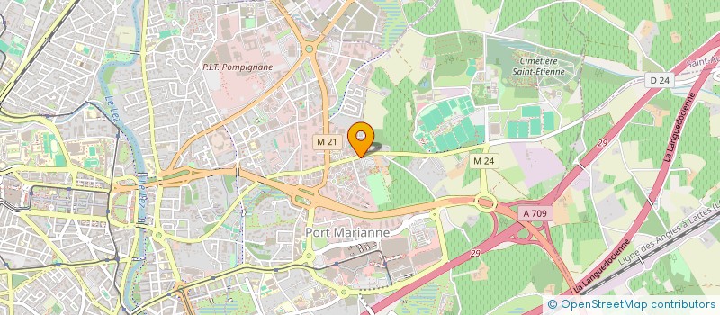 localisation de l'entreprise ASS PRAEDIUM RUSTICUM à MONTPELLIER