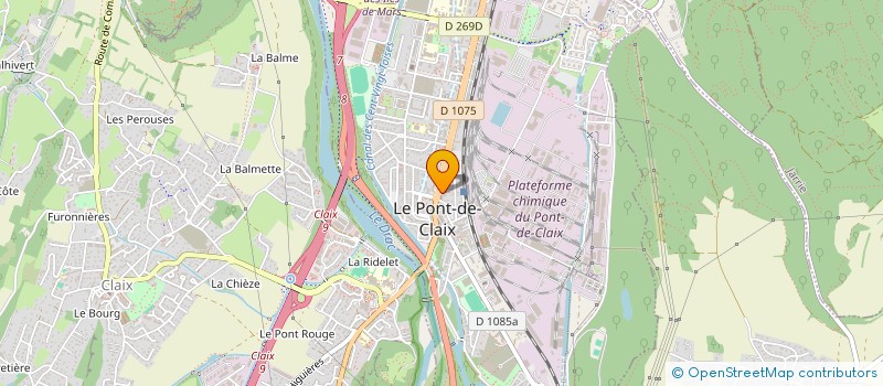 localisation de l'entreprise ASS PRAT PSYCHOPATH INFANTO-JUVEN PPPIJ  LE PONT-DE-CLAIX