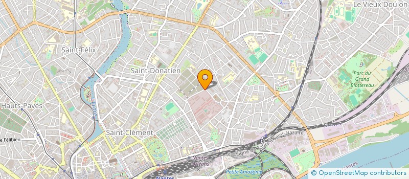 localisation de l'entreprise ASS PRATICIENS CLINIQUE HAUTE FORET à NANTES