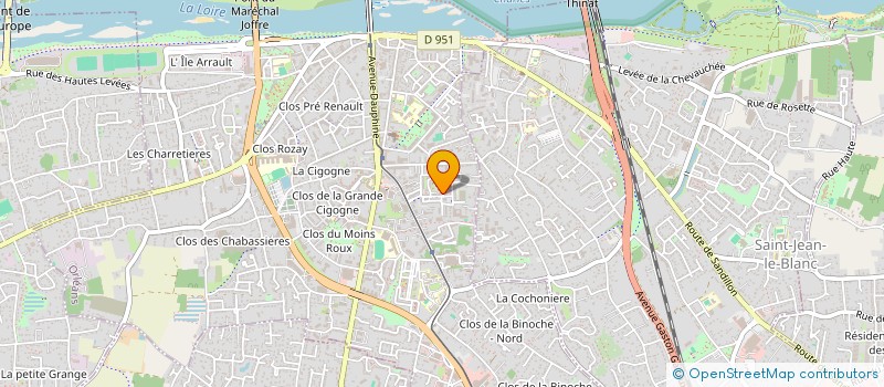 localisation de l'entreprise ASS PRATIQUE PHYS EDUCATION NUTRIT INDIVID TOUS à ORLEANS