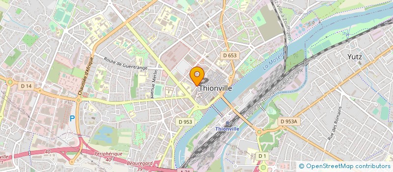 localisation de l'entreprise ASS PRE RETRAITES RETRAITES F.O.  THIONVILLE