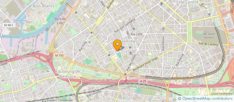 localisation de l'entreprise ASS PRECAIRES PRIVES D'EMPLOI LILLOIS à LILLE