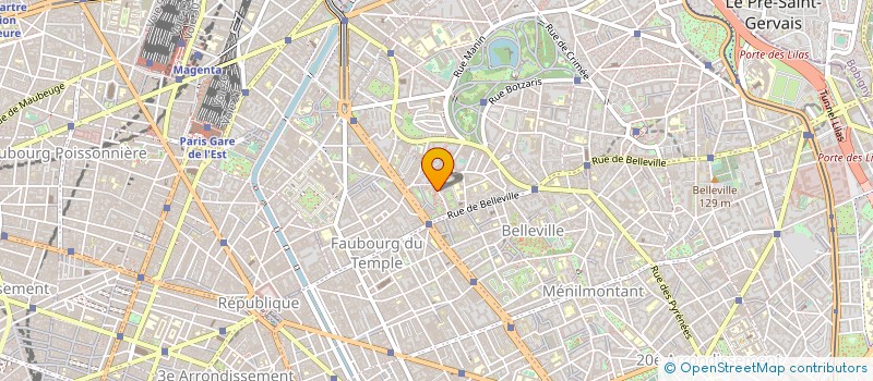 localisation de l'entreprise ASS PREF REG QUART REG BELLEVILLE 19-20E à PARIS