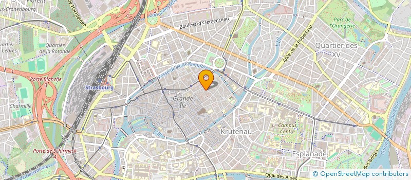 localisation de l'entreprise ASS PREMIERS SECOURS ET ASSISTANCE HUMANITAIRE DU BAS-RHIN à STRASBOURG
