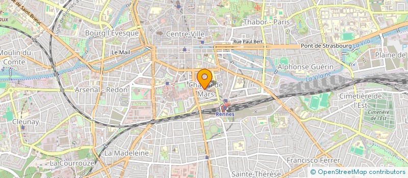 localisation de l'entreprise ASS PREP DEPIST CANCER COLO RETAL I & V  RENNES