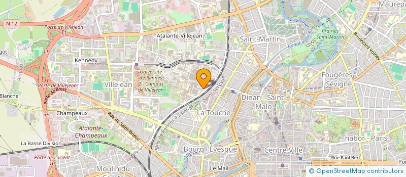 localisation de l'entreprise ASS PREPARATION CONCOURS HOSPITALIER  RENNES