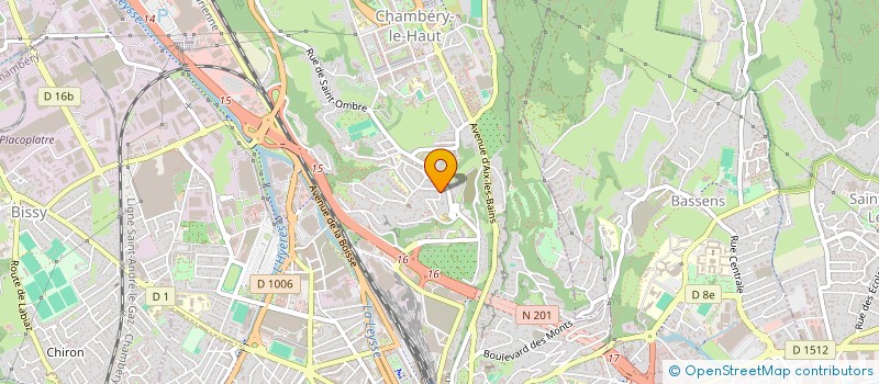 localisation de l'entreprise ASS PRESERV POPUL SITE CHARMETTE MONTAGN  MONTAGNOLE