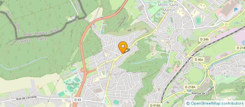 localisation de l'entreprise ASS PRESERVATION ET ETUDE DU PATRIMOINE à MONT-SAINT-MARTIN