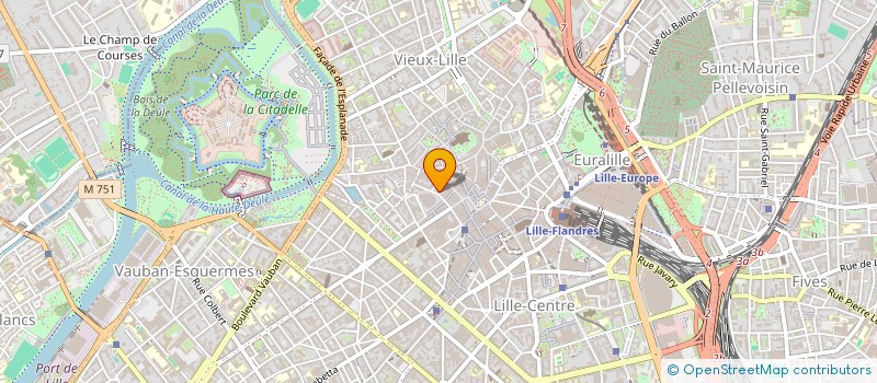 localisation de l'entreprise ASS PRESIDENTS SERVICES INCENDIE SECOURS à LILLE