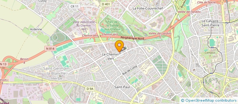 localisation de l'entreprise ASS PRESTATIONS SERVICES HOTELIERS CAEN à CAEN