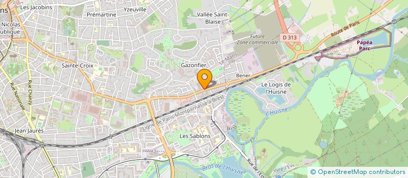 localisation de l'entreprise ASS PRET APPAREILLAGE MALADES HANDICAPES à LE MANS