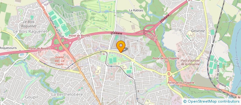 localisation de l'entreprise ASS PREVEN SANTE INSERT TOXICOMAN DETENU à NANTES