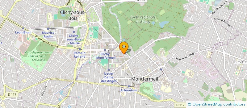 localisation de l'entreprise ASS PREVENT MEILLEURE CITOYENNETE JEUNES à MONTFERMEIL