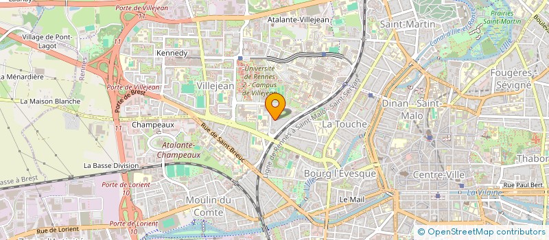 localisation de l'entreprise ASS PREVENTION PETITE ENFANCE à RENNES