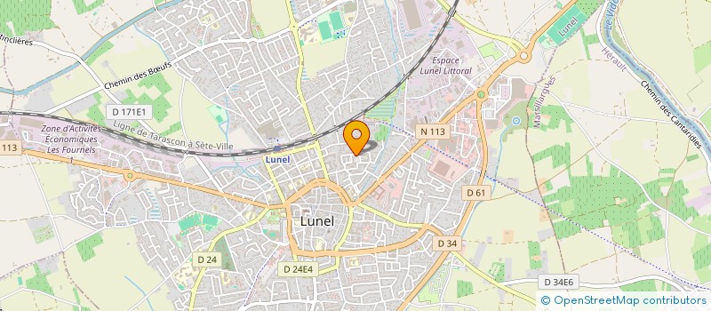 localisation de l'entreprise ASS PRIM'ROSES à LUNEL