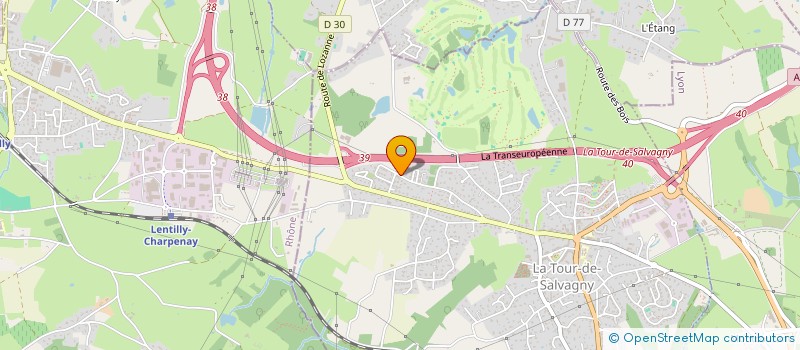 localisation de l'entreprise ASS. PRINCESSE DES ETOILES  LA TOUR-DE-SALVAGNY