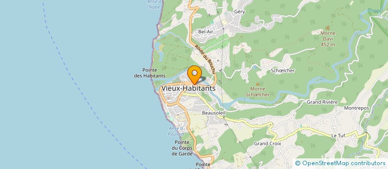 localisation de l'entreprise ASS PRO INFORM COMM MEDECINE EN GUADELOUPE à VIEUX-HABITANTS