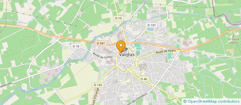 localisation de l'entreprise ASS PROD PLANT AROM MEDIC PARF ENCLAVE à VALREAS
