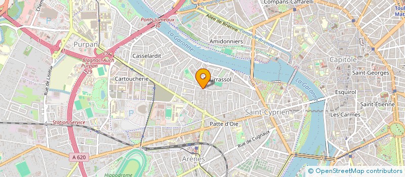 localisation de l'entreprise ASS PRODUC ' SON HAUTE GARONNE à TOULOUSE