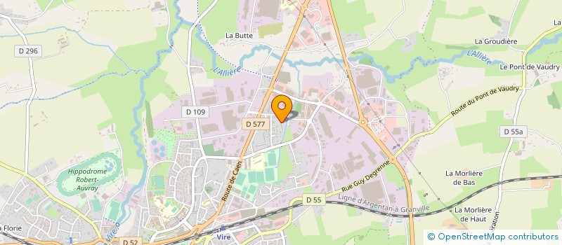 localisation de l'entreprise ASS PRODUCT VIANDE BOVINE VALLEE LA VIRE  VIRE-NORMANDIE