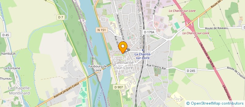 localisation de l'entreprise ASS PRODUCTEURS TERROIR CHARITOIS  LA CHARITE SUR LOIRE