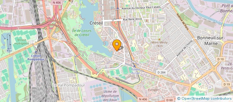 localisation de l'entreprise ASS PRODUCTION JEUNES MUSICIENS à CRETEIL