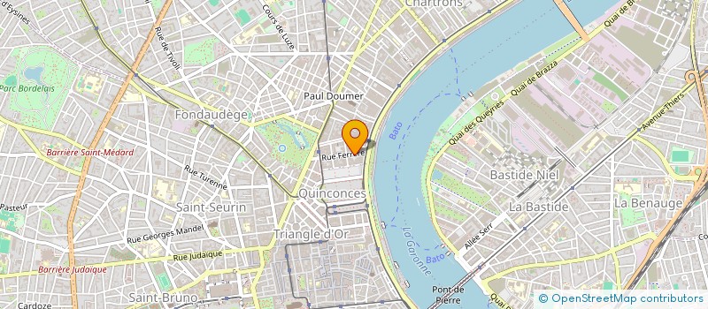 localisation de l'entreprise ASS PROF COMMISS TRANSPORTS à BORDEAUX